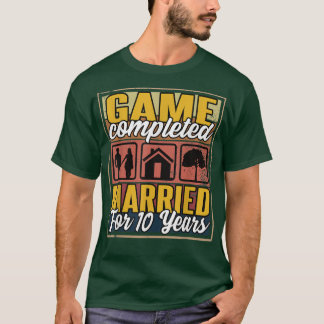 10年結婚した間10代結婚目 Tシャツ