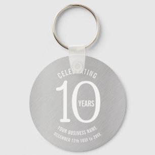 10年記念企業のイベント贈与 キーホルダー