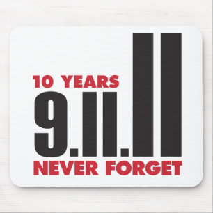 10年記念日の9月11日のマウスパッド マウスパッド
