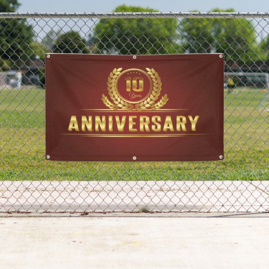 10年記念日 横断幕 (インサイチュ)