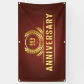 10年記念日 横断幕 (縦)