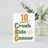 10年間のクラッシュキッズガンのはがき ポストカード (スタンド正面)