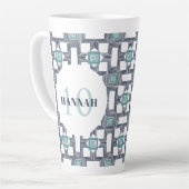 10年間の社会誕生日17oz カフェラテマグ (左アングル)