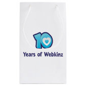 10年間のWebkinzのロゴ スモールペーパーバッグ (裏面)