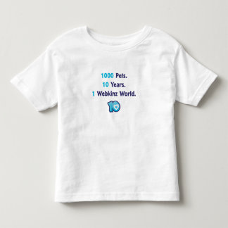 10年間のWebkinz Stats トドラーTシャツ