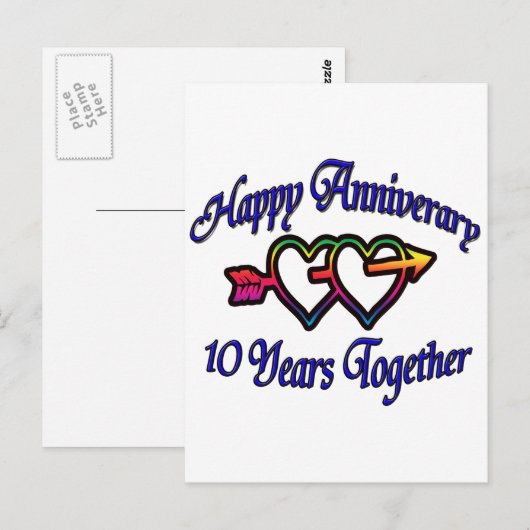 10年間 ポストカード (正面/裏面)