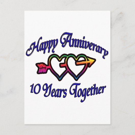 10年間 ポストカード (正面)