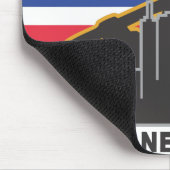 10年9/11の消防士記念日のデザイン マウスパッド (コーナー)