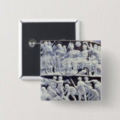 10広告の後のAugustanカメオ、 缶バッジ (正面&裏面)