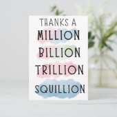 10感謝してい億100億100億200万 サンキューカード (スタンド正面)