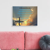 10戒めウォールアート キャンバスプリント (インサイチュ (リビング))