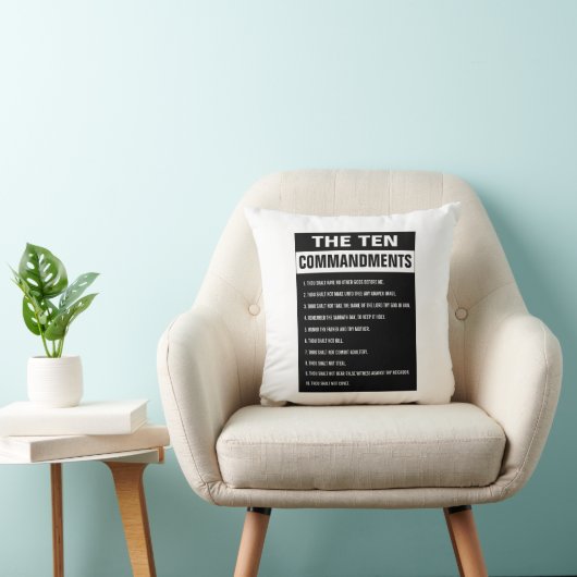 10戒バイブル聖書聖書宗教学 クッション (椅子)