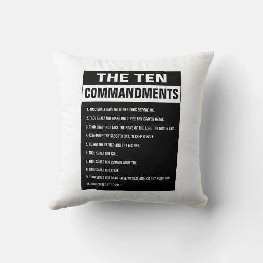 10戒バイブル聖書聖書宗教学 クッション (裏面)