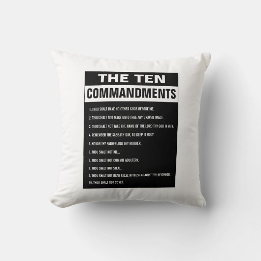 10戒バイブル聖書聖書宗教学 クッション (正面)