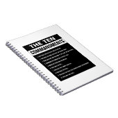 10戒バイブル聖書聖書宗教学 ノートブック (右側)