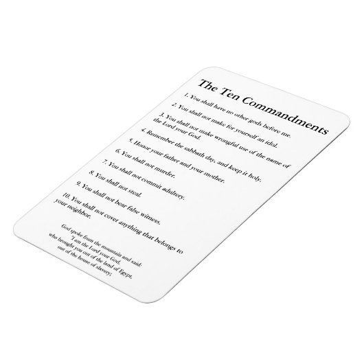 10戒Methodist Home & Office マグネット (左側)