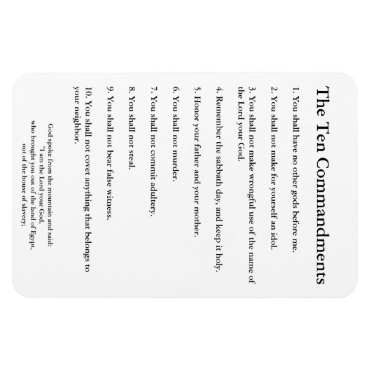 10戒Methodist Home & Office マグネット (横)