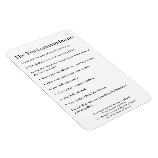 10戒Methodist Home & Office マグネット (右側)