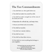 10戒Methodist Home & Office マグネット (縦)