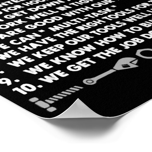 10整備士 ポスター (角)