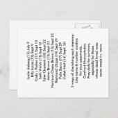 10既知のいじめの防止はがき ポストカード (正面/裏面)