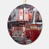 10日の火災 セラミックオーナメント (左)