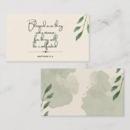 10日の聖なる書物、 経典カード |マタイ5:4 コーリングカード