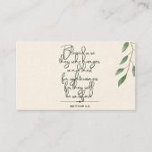 10日の聖なる書物、 経典カード |マタイ5:6 コーリングカード (正面)