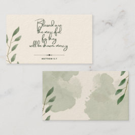 10日の聖なる書物、 経典カード |マタイ5:7 コーリングカード