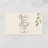 10日の聖なる書物、 経典カード |マタイ5:8 コーリングカード (正面)