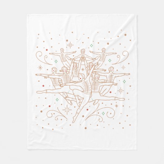 10日目のクリスマスフリースブランケット フリースブランケット (正面)