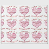 10日記念日 ラッピングペーパー (フラット)