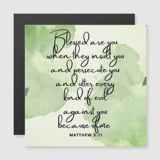 10日間の聖なる書物、 経典5:11マグネット (正面/裏面)