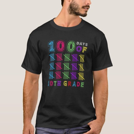 10日100先生男子100Da Tシャツ (正面)