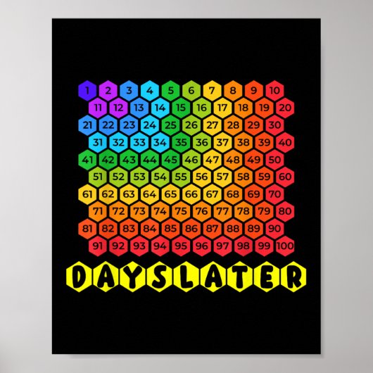 10日100日後の就学 ポスター (正面)