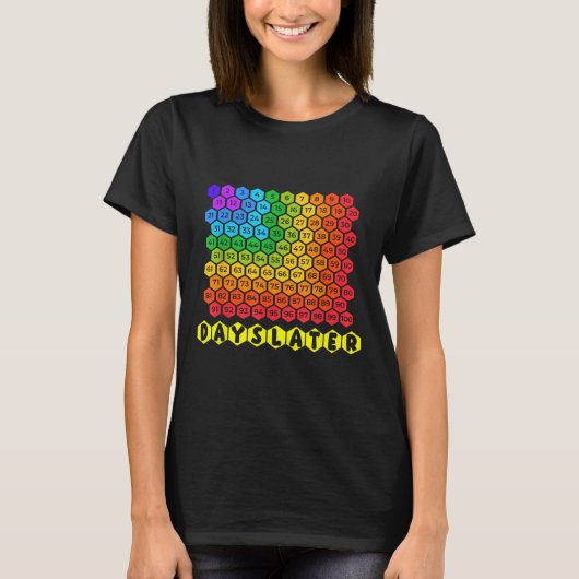 10日100日後の就学 Tシャツ (正面)
