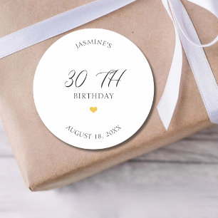 10日20日30日40日50日60日70日バースデーパーティー ラウンドシール