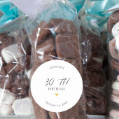 10日20日30日40日50日60日70日バースデーパーティー ラウンドシール