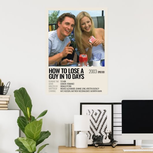 10日2003映画で男を失う方法 ポスター (ホームオフィス)