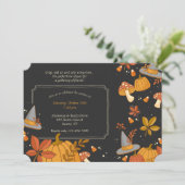 10月お祝い招待状 招待状 (スタンド正面)