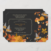 10月お祝い招待状 招待状 (正面/裏面)