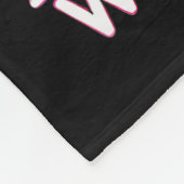 10月には、Nkブラックの乳がんウェアを黒人女性が着用します フリースブランケット (角)