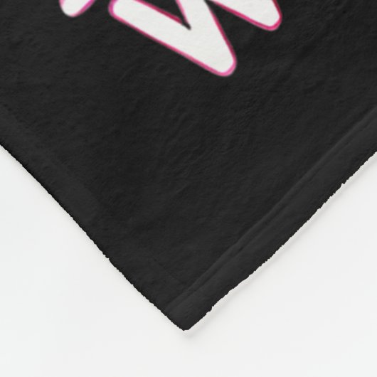 10月には、Nkブラックの乳がんウェアを黒人女性が着用します フリースブランケット (角)