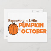 10月に少しカボチャを期待して ポストカード (正面/裏面)