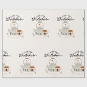 10月に思い出す ラッピングペーパー (フラット)