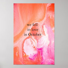 10月に恋をした ポスター