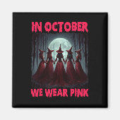 10月に我々はハロウィーンのビーブス乳がん魔女 マグネット (正面)