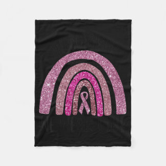 10月に我々は衣服ピンクのレインボー乳がん戦争 フリースブランケット