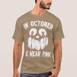 10月に我々は衣服ピンクの乳がんジャックランタン Tシャツ