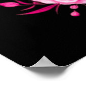 10月に我々は衣服ピンクの魔女乳がん ポスター (角)